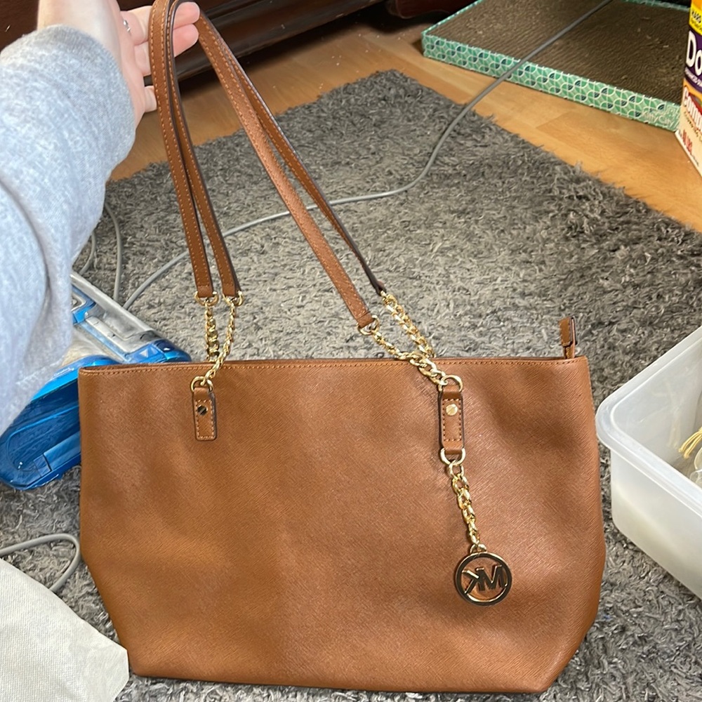 Brown Jet Set East/West Michael Kors